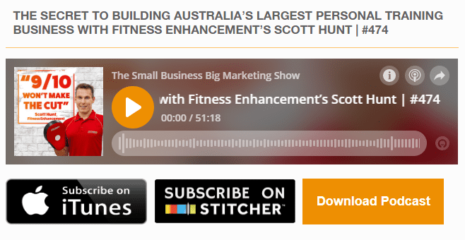 small business big marketing podcast interview with scott hunt